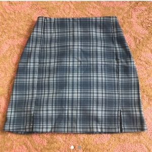 Brandy Melville plaid Cara skirt!